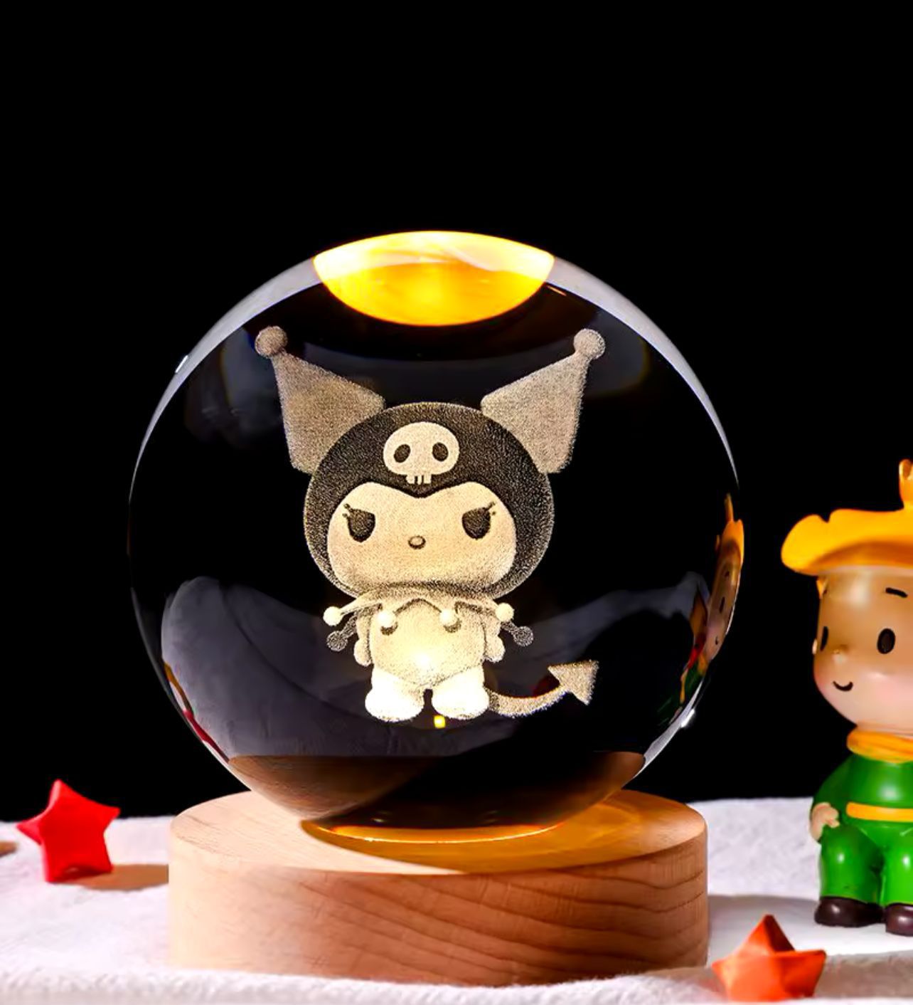 LAMPARA CRISTAL 3D