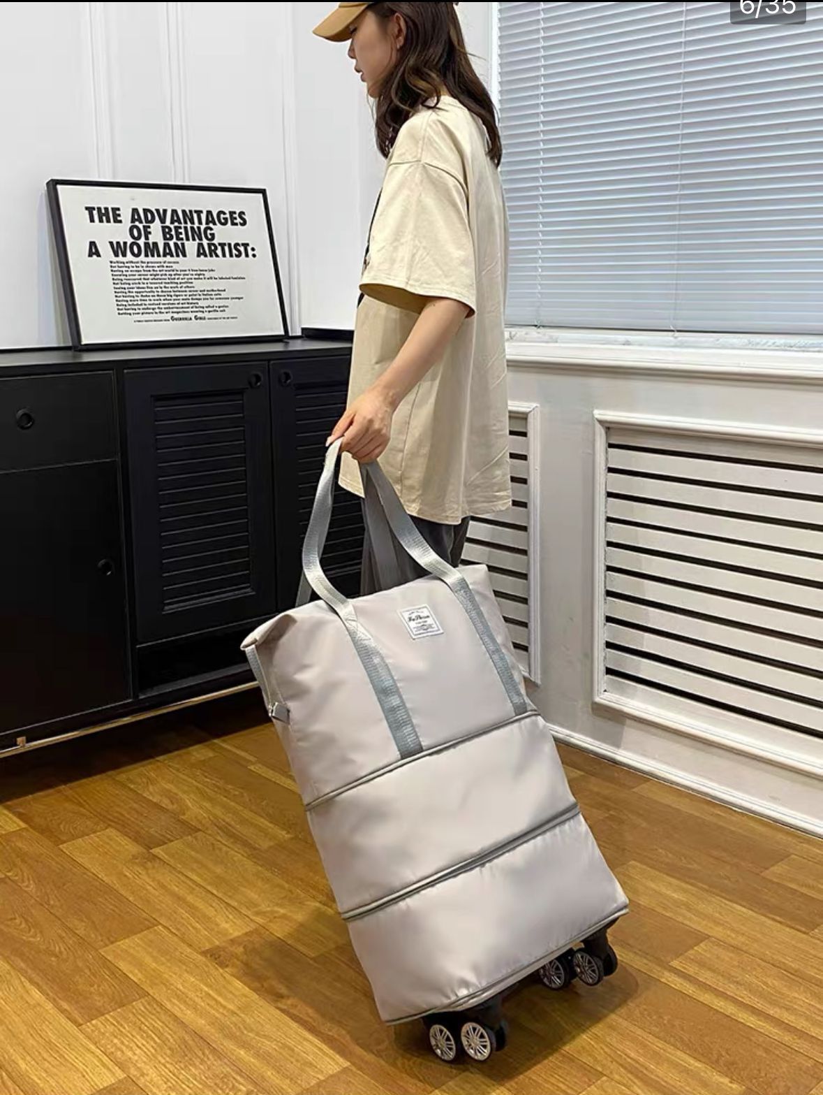 MORRAL EXPANDIBLE CON RUEDAS