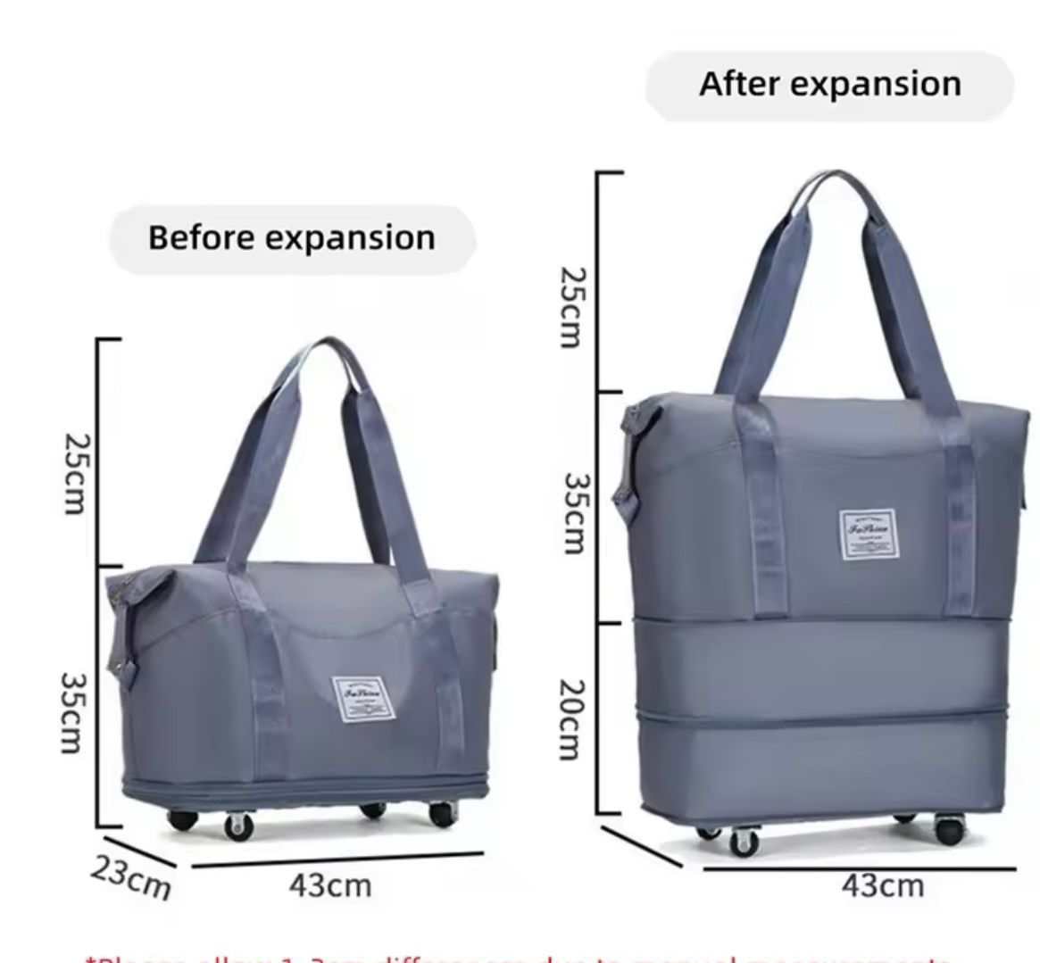MORRAL EXPANDIBLE CON RUEDAS