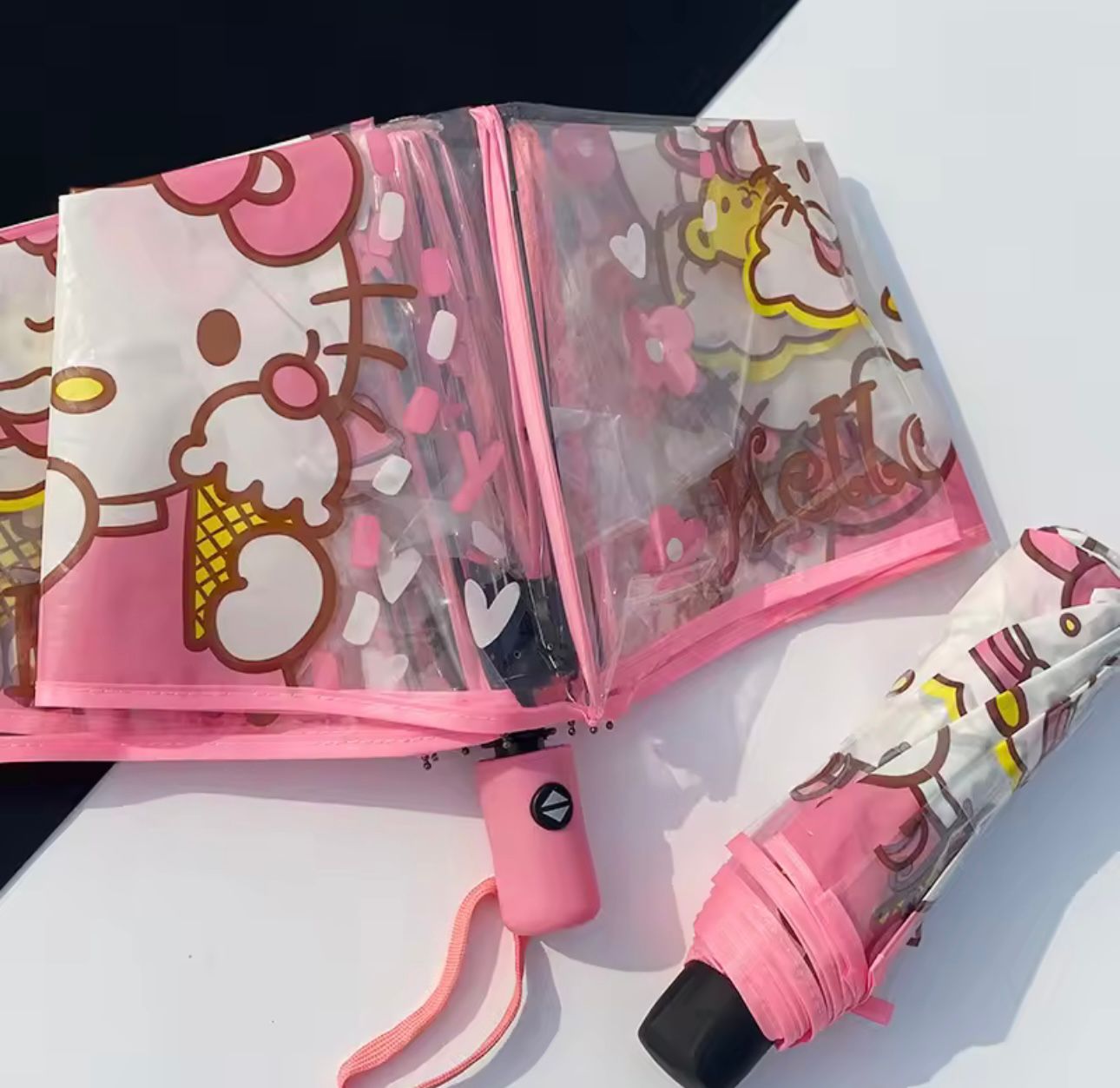 Sombrilla sanrio doble automatica