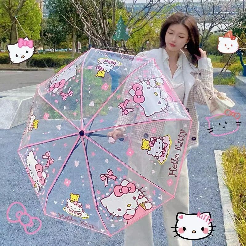 Sombrilla sanrio doble automatica